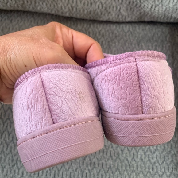 Foamtreads Jewel 2 Dusty Rose Womens Embossed Velour Slipper Size 8.5 M - Picture 6 of 12